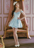Blue Bud Corset Dress