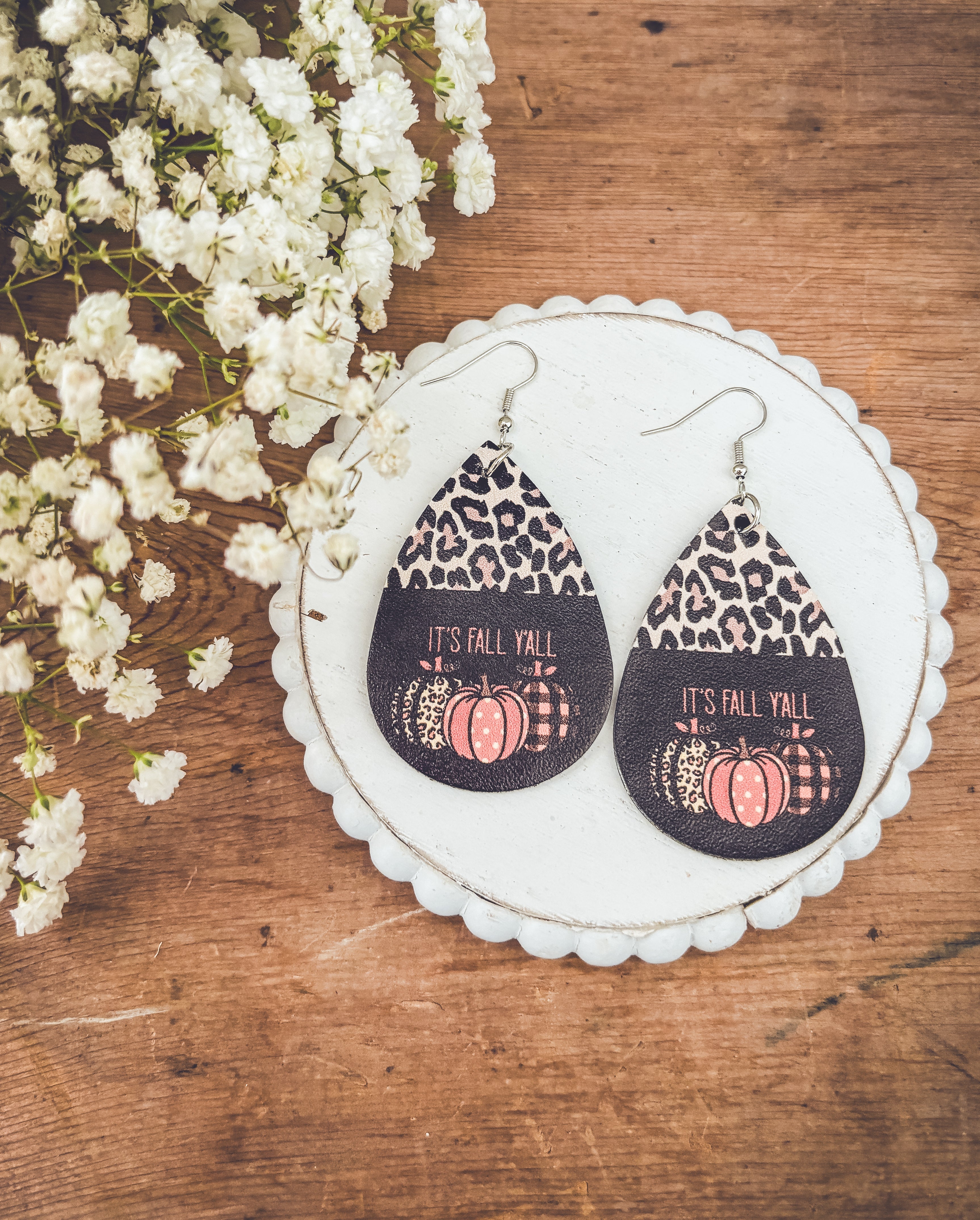 Beautiful Fall Ya'll Drop Earrings