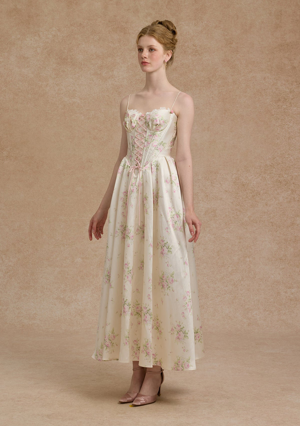 Love Flower Notes Corset Dress