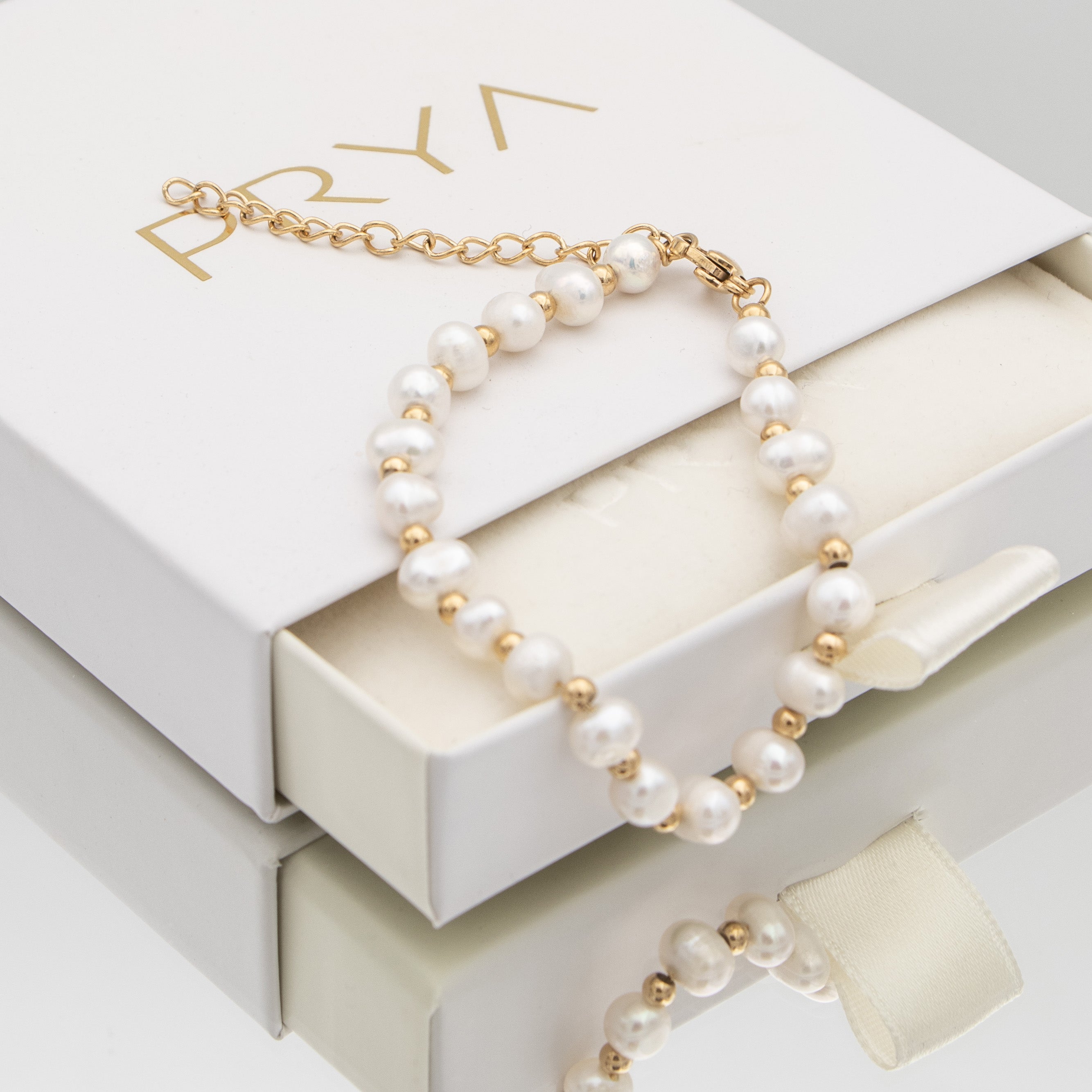 Nadia Pearl Bead Bracelet