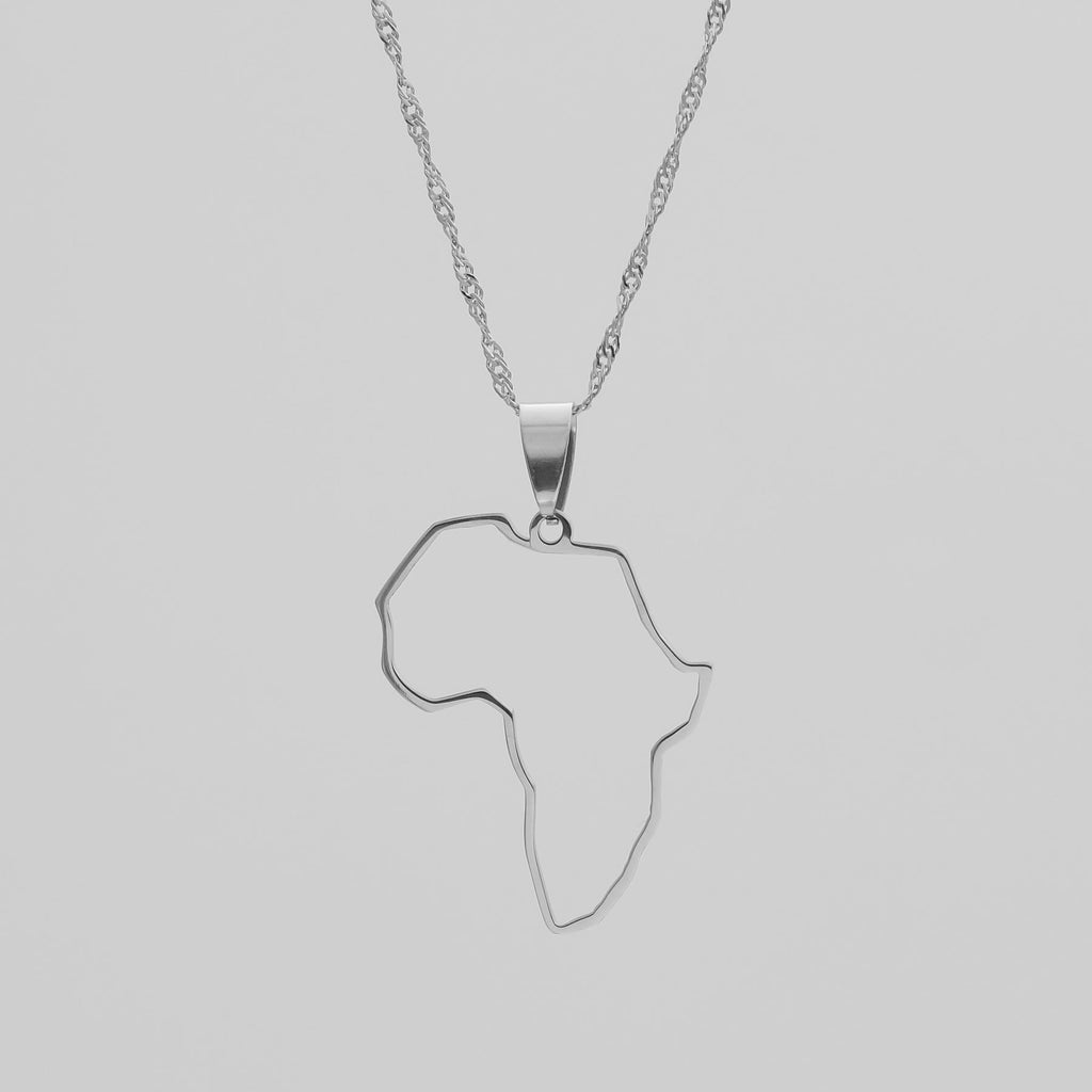 Africa Outline Necklace