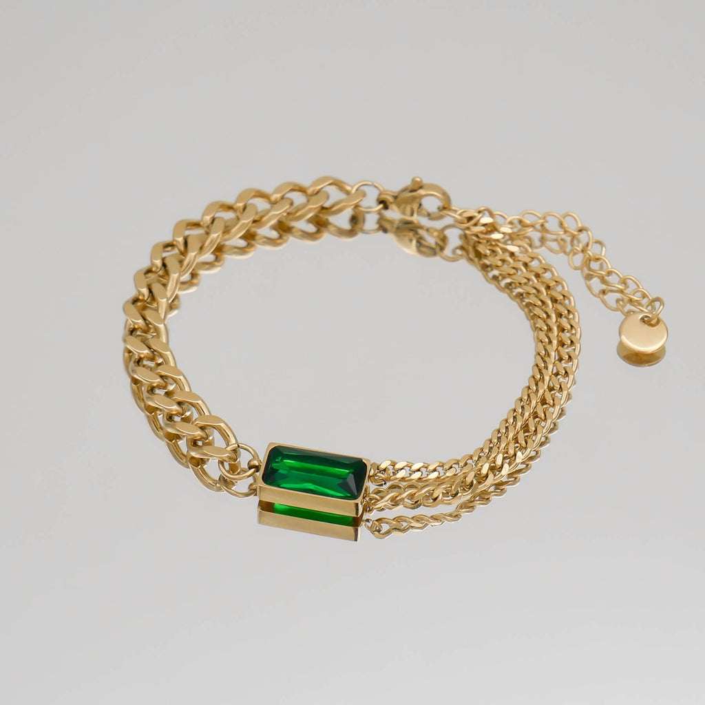 Callie Cuban Contrast Bracelet