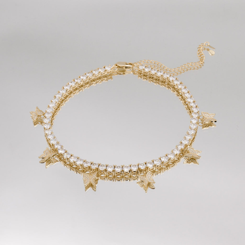 Butterfly Tennis CZ Choker | PRYA™