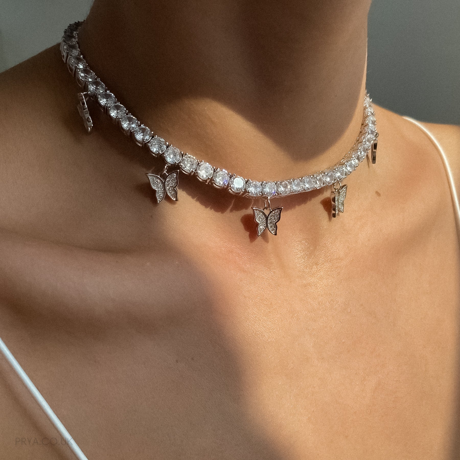 Butterfly Tennis CZ Choker | PRYA™