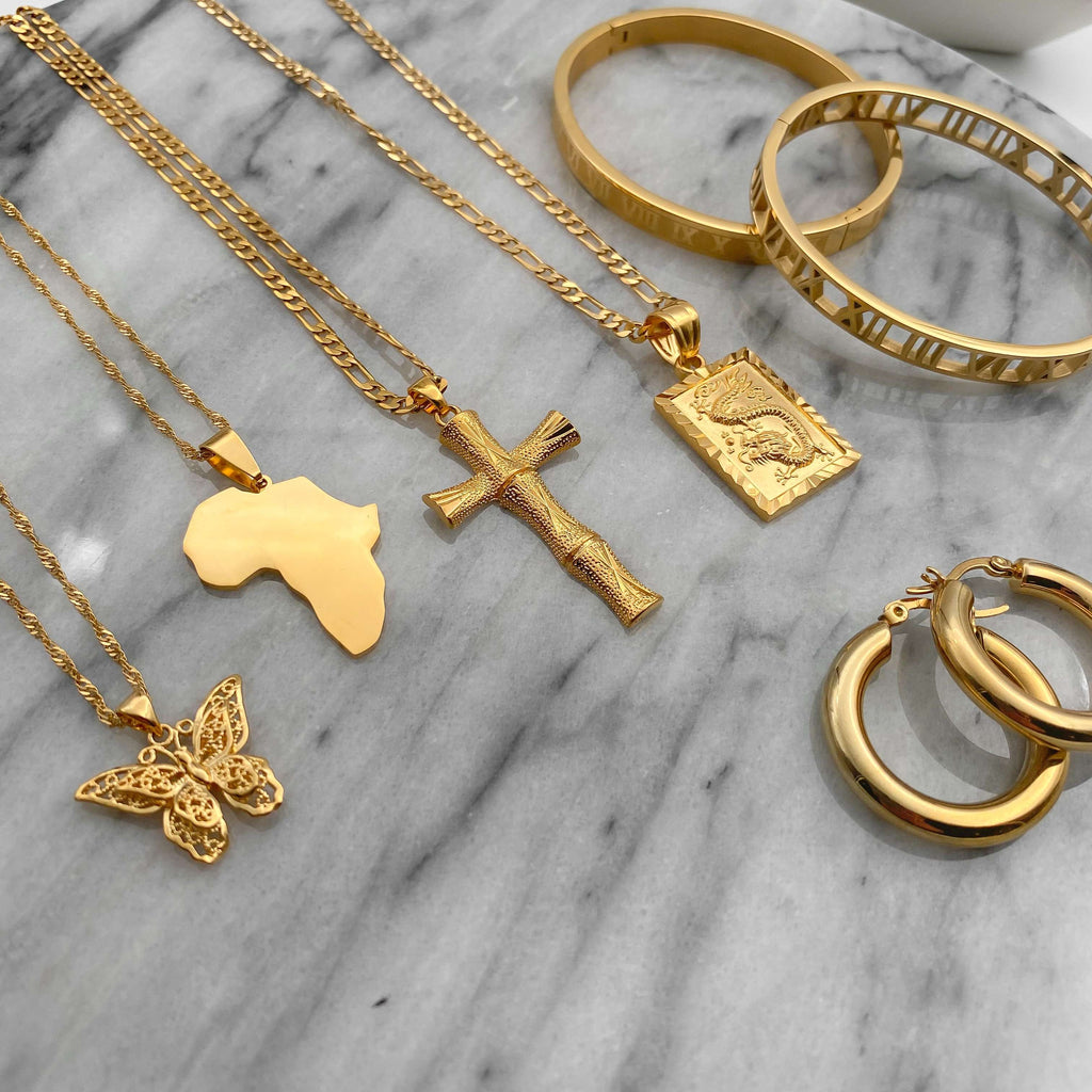 Africa Gold Filled Necklace