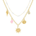 Indie Layered Charm Necklace