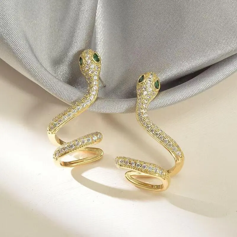 Snake Cuff Earrings
